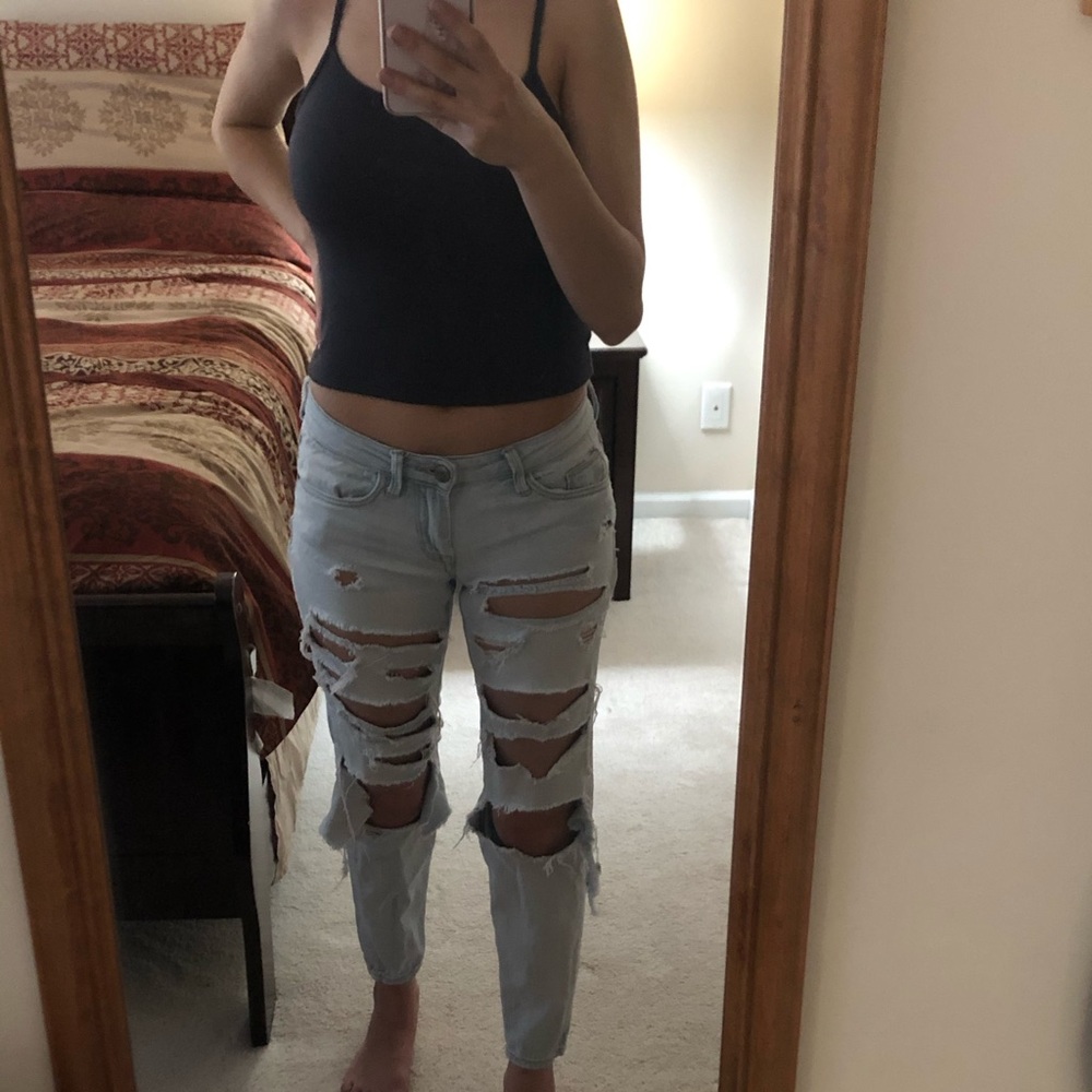 Tally Weijl Distressed Skinny Jean (light washed)
